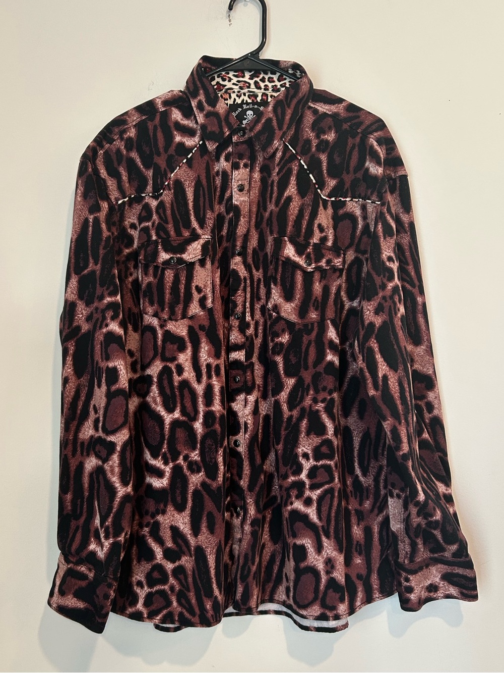 Rock Roll-n-Soul Men’s 3X Cat Scratch Fever Button Down Shirt